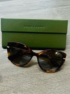 Longchamp LO627S Havana Gold Sunglasses